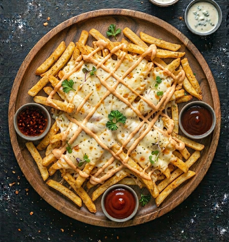 Cheezly Supreme signature pizza — loaded thin crust at Cheezly Pizza Canada Sherwood Park